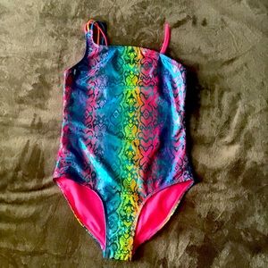 New Wonder Nation Girls one piece Swimsuit